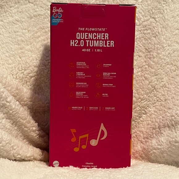 Limited edition Stanley/Barbie collab- Twist and Turn 40oz - Picture 2 of 2